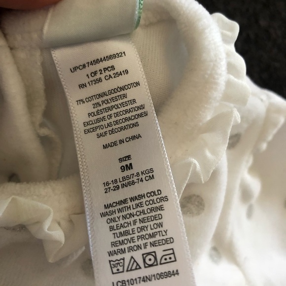 LITTLE Me 2piece Set 9 months​ - Picture 2 of 3